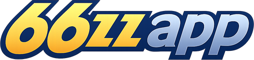66zz app logo in black and gold style
